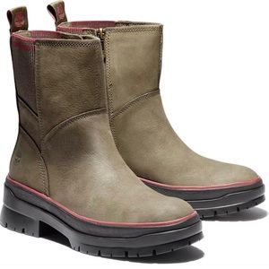 Timberland Leather Maylnn Side Zip Fall/Winter Weather Boots